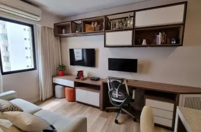 Apartamento à venda em indianópolis, sp: 1 quarto, 1 banheiro, 1 vaga, 30m² de área. aproveite!
