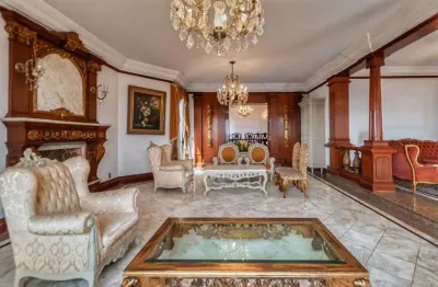 Cobertura de luxo em higienópolis: 4 quartos, 4 suítes, 9 salas, 6 banheiros, 6 vagas de garagem, 836m².