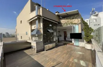 Cobertura de luxo no campo belo: 2 quartos, 1 suíte, 2 banheiros, 2 vagas de garagem, 121m² de área em são paulo-sp.