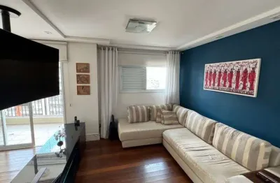 Cobertura de alto padrão com 3 quartos e 3 vagas na vila gumercindo, são paulo - sp, 170m².