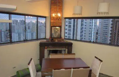 Cobertura de luxo à venda em São Paulo-SP, bairro Saúde: 3 quartos, 1 suíte, 1 sala, 3 banheiros, 1 vaga, 164m².