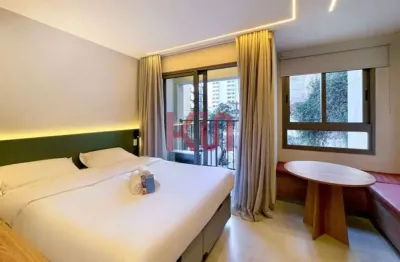 Apartamento com 1 quarto à venda na rua otávio tarquínio de souza, 1152, campo belo, são paulo, 25 m2 por r$ 510.000