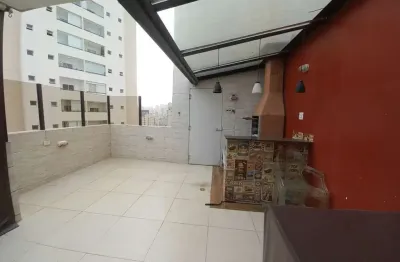 Cobertura de luxo na chácara inglesa: 2 quartos, 2 suítes, 1 vaga - 100m² - venda ou locação em são paulo-sp
