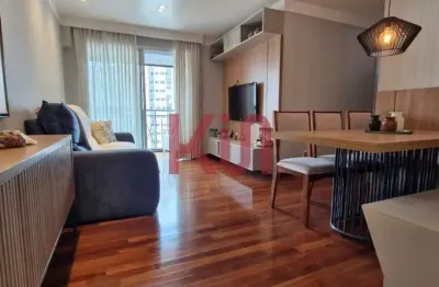 Apartamento de 2 quartos com suíte e 2 salas na vila nair, são paulo-sp: 2 banheiros, 2 vagas e 75,00 m² de área.