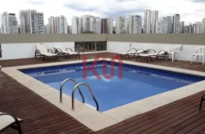 Apartamento à venda no brooklin paulista, são paulo-sp: 1 quarto, 1 suíte, 1 sala, 1 banheiro, 1 vaga, 50m² de área. venha conferir!