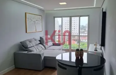 APARTAMENTO À VENDA no Cambuci, São Paulo-SP! 1 quarto, 2 salas, 1 banheiro, 1 vaga na garagem, 54m². Imóvel aconchegante e bem localizado.