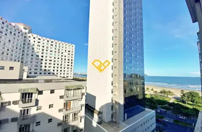 207²,vista ao mar,2 quartos sendo 1 suíte ,1 vaga - josé menino - santos