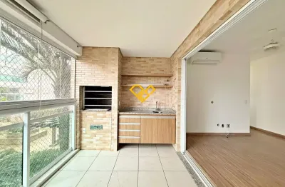 2 quartos sendo 1 suíte , 80 m² , 1 vaga demarcada,varanda gourmet , lazer completo , stadium - ponta da praia