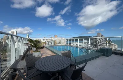 2 suítes,varanda,3wcs,lazer completo ,prédio novo 50 metros da praia -aparecida - santos