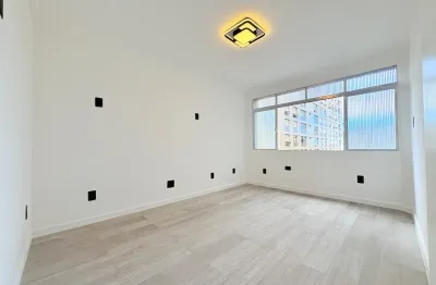 Kitnet, 32m2 ,1 vaga , quadra da praia , vista ao mar - ponta da praia - santos