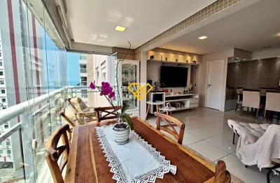 3 quartos sendo 1 suíte ,2 vagas ,vista ao mar, varanda , lazer completo - José  Menino - Santos