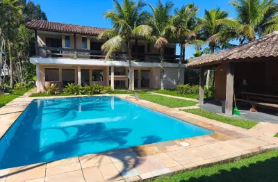 Casa a venda 7 dormitórios no condomínio fechado jardim acapulco na praia do pernambuco guarujá sp