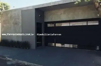 Casa para venda em presidente prudente, residencial parque dos girassóis, 3 dormitórios, 1 suíte, 3 banheiros, 2 vagas