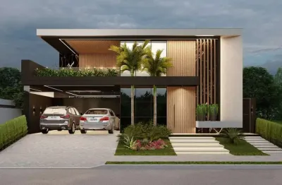 Casa em condomínio para venda em presidente prudente, parque residencial damha iv, 4 dormitórios, 4 suítes, 5 banheiros, 2 vagas