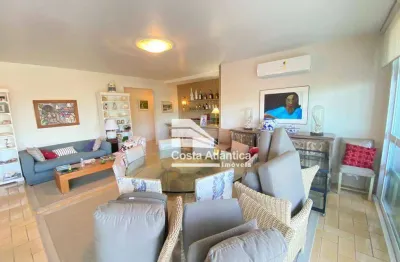 Apartamento com 4 dormitórios à venda, 300 m² por r$ 1.300.000,00 - pitangueiras - guarujá/sp