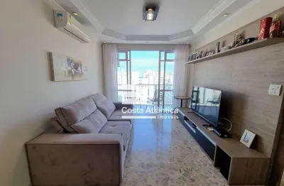 Apartamento com 3 dormitórios à venda, 90 m² por r$ 620.000 - pitangueiras - guarujá/sp