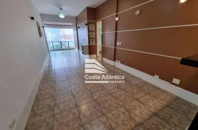 Apartamento com 3 dormitórios sendo 1 dependencia de empregada à venda, 90 m² por r$ 450.000 - enseada - guarujá/sp