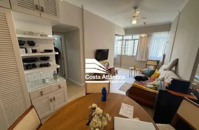 Apartamento com 1 dormitório à venda, 50 m² por r$ 385.000 - pitangueiras - guarujá/sp