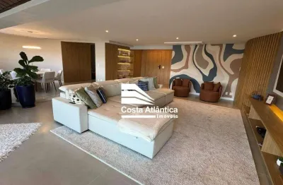 Apartamento com 4 dormitórios à venda, 224 m² por r$ 3.500.000 - praia da enseada - guarujá/sp