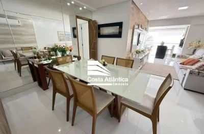 Apartamento com 3 dormitórios à venda, 125 m² por r$ 1.950.000 - astúrias - guarujá/sp