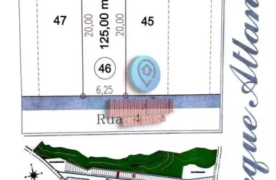 Terreno á venda de 125m² por r$ 140.000,00 em parque atlântica  -  ferraz de vasconcelos