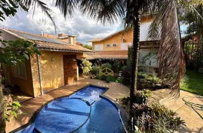 Casa com 4 dormitórios à venda, 373 m² por r$ 3.000.000,00 - loteamento alphaville campinas - campinas/sp