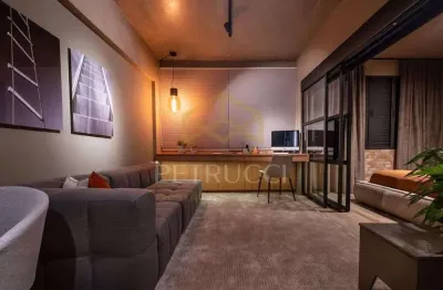 Apartamento com 1 dormitório à venda, 52 m² por r$ 600.000,00 - cambuí - campinas/sp