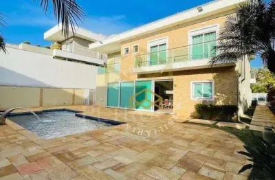 Casa com 4 dormitórios à venda, 437 m² por r$ 4.450.000,00 - loteamento mont blanc residence - campinas/sp