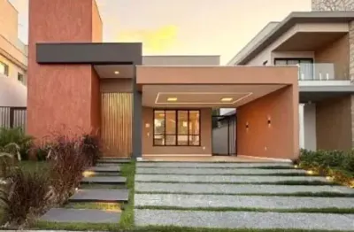 Casa plana com piscina na cidade alpha-eusebio/condominio terras 3!