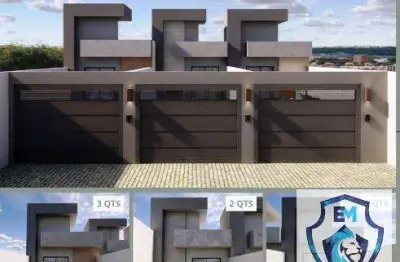 Casa para venda em betim, guarujá mansões, 3 dormitórios, 1 suíte, 2 banheiros, 2 vagas