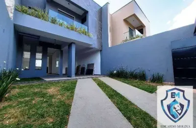 Casa para venda em betim, guarujá mansões, 3 dormitórios, 1 suíte, 3 banheiros, 3 vagas