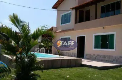 Casa com 4 dormitórios à venda, 500 m² por r$ 850.000,00 - retiro - são pedro da aldeia/rj