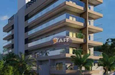 Apartamento com 2 dormitórios à venda, 87 m² por r$ 590.000,00 - braga - cabo frio/rj