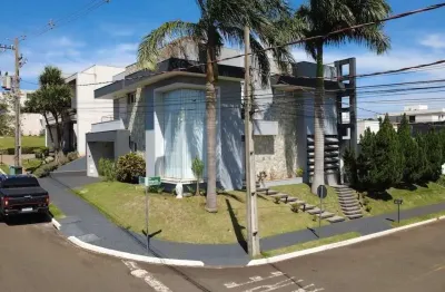 Imponente sobrado de esquina à venda no condomínio ecogarden residence  maringá