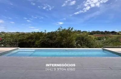 Sobrado mobiliado no jardins de monet  4 suítes, piscina e elevador