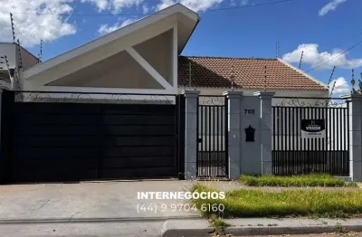 Casa térrea à Venda no Jardim Monte Rei  Maringá/PR, 01 Suíte + 02 Quartos
