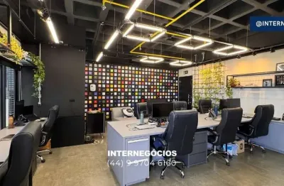 Escritório mobiliado - le monde - centro empresarial de maringá