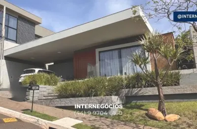 Residência contemporânea de luxo mobiliada condomínio ecogarden residence | 3 suítes, piscina e integração total dos ambientes