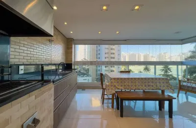 Apartamento reformado frente mar com varanda gourmet e lazer na praia das asturias, guaruja
