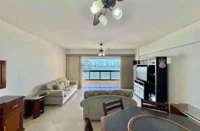 Apartamento frente mar com varanda gourmet vista mar e lazer na Praia das Asturias, Guaruja