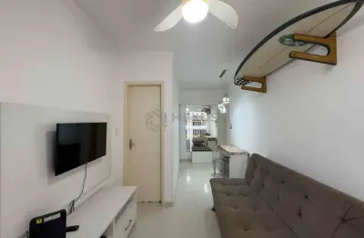 Apartamento a uma quadra da praia das pitangueiras de 2 quartos (1 suíte), guarujá-sp