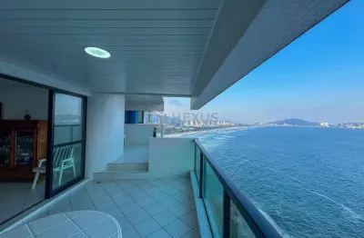 Apartamento frente mar, varanda gourmet, lazer, vista mar, praia das pitangueiras,guaruja | hexus
