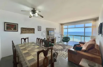 Apartamento frente mar com varanda na praia das pitangueiras, guaruja | hexus