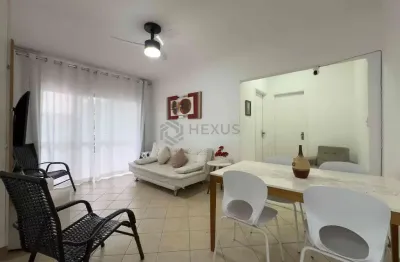 Apartamento com varanda e vista livre a duas quadra da praia das pitanguerias, guarujá-sp - 1 quart