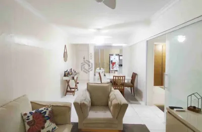 Apartamento com varanda e vista livre na praia das astúrias, guarujá-sp - 2 quartos, 1 vaga | hexus