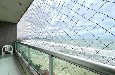Apartamento frente mar com varanda e vista mar na praia das pitangueiras, guaruja | hexus