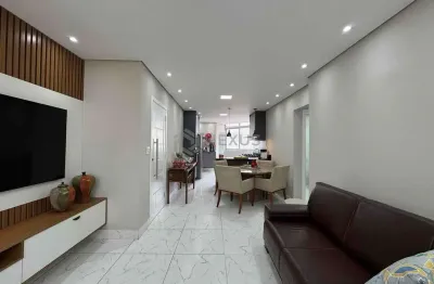 Apartamento reformado, vista mar, praia das pitangueiras, guaruja | hexus