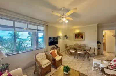 Apartamento frente mar com vista mar na praia das pitangueiras, guaruja