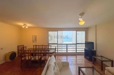 Apartamento frente mar com vista mar na praia das pitangueiras, guaruja