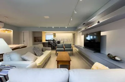 Apartamento com varanda e vista mar, reformado, quadra mar, praia das pitangueiras, guaruja - hexus